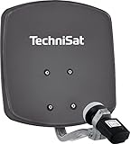 TechniSat DIGIDISH 33 – Satelliten-Schüssel für 1 Teilnehmer (33 cm kleine Sat Anlage -...