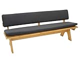 DEGAMO Auflagenset Bankauflage Arizona 2-teilig für Bank 4-sitzer 195cm, Sitz- und Rückenpolster,...