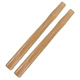 PartyKindom 2 Stück Teiliges Holzhammergriffe Langlebige Ersatzgriffe mit Natürlicher Maserung...