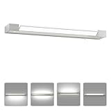 Taptoron LED Spiegelleuchte Bad, 58.5CM Spiegellampe Mit Schalter 24W 5000K Neutralweiß Badezimmer...