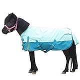 Gallopoff 1200D Pony/Shetty Pferdedecke ohne Füllung (0 g), Leichte, wasserdichte, Atmungsaktive...
