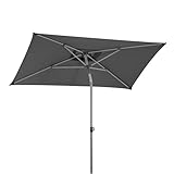 Schneider Sonnenschirm LUMI 210 x 130 cm – höchster UV-Schutz, höhenverstellbar, Metall-Knicker,...