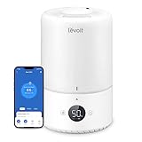 LEVOIT 3L Top Fill Luftbefeuchter, 360° Drehbare Düse Cool Mist Humidifier, 28dB leise, 25H,...