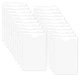 FWEEK 20 Stück Selbstklebetaschen Transparent, Etikettenhalter Selbstklebend A5,...