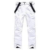 ALSOGO Herren Ski Bib Hose wasserdichte Winddichte Schneehose Outdoor Hose Snowboard Lätzchen mit...