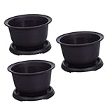 Hemobllo 3 Sätze Blumentopf Töpfe für Pflanzen Blumenbehälter für Sukkulenten Pflanzgefäß...