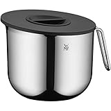 WMF Function Bowls Rührschüssel Edelstahl mit Deckel 2,5l, Rührschüssel mit Spritzschutz 18,5...