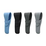 Hohopeti Silikon Rasiererhülle 4 Stück mit Abflusslöchern Flexible Reise Rasiererschutzhülle...