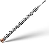 SDS Plus Hammerbohrer, 25 mm x 350 mm, Kreuzbohrer, 4 Schneiden, Hartmetallkopf, Hammerbohrer,...