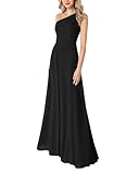 Damen One Shoulder Chiffon Brautjungfernkleider Lange Off Shoulder Ballkleider A-Linie Formelles...