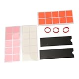 Cryfokt Laptop-M.2-Kühlkörper-Kupfer-Kit, Präziser Wärmeleitungskühler für SSD, 20 ℃...