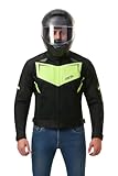 Motorrad Jacke Herren Mesh Sommer Atmungsaktive Schutzjacke mit Protektoren,Sommer Motorradjacke...
