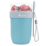 Bugucat Müslibecher to Go 660ML+260ML, 2in1 Joghurtbecher to Go & Müsli Cup to Go Becher mit...