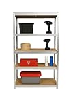 Pro&Basics Schwerlastregal 100KG Fachlast 180x90x40 Metallregal Kellerregal 500KG
