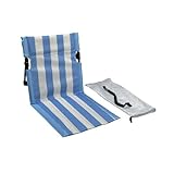 LeeQinersw Campingstuhl Leichter Faltstuhl mit Rückenlehne Tragbar Klappbar Aus Aluminium für...