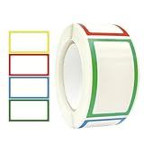 250 Stück bunte Namensschilder, Namensschilder, Bekleidungsetiketten für Schule, Motto-Party,...