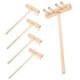 HEALSOPTHY 5 Stück Teiliges Mini Bambus Rechen für Zen Garten Sandtisch Zubehör Langlebig Leicht...