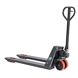 HEMMDAL Hubwagen | 2.500 kg Tragkraft | 1.150 mm Gabellänge | Lenkrad/Gabelrolle aus robustem...