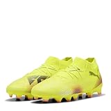 PUMA Future 8 PRO FG/AG, Unisex Fussballschuh, Yellow ALERT-PUMA Black-Sun Struck,
