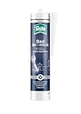 Sista Pattex Bad Silikon, Sanitärsilikon für neuen Glanz im Bad, Fugendichtmasse mit vielfachem...