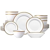 Charlotta Gold Geschirrset, 30-teilig, Service für 6 Personen