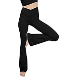 Damen Hohe Taille Yoga-Hosen Mit Taschen Tummy Control Workout Leggings FüR Frauen Ultra Soft...
