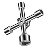 Dreieck Schlüssel,Dreikantschlüssel Mülltonne,5-In-1...