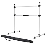 WESTMANN Ballettstange | 120x74x120 cm Weiß | Aluminium Balett Barre & Tanzstange für Zushause |...