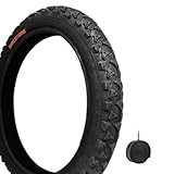 DEESTONE REIFEN 20 x 1.90 (47-406) + KAMERA | REIFEN SCHWARZ FÜR MOUNTAIN BIKE KINDERFAHRRAD