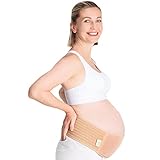 Bauchgurt Schwangerschaft - Weich & Atmungsaktiv Stützgürtel Schwangerschaft - Bauchband...