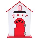 MAGICLULU Wandbriefkasten Holz mit Deckel Vorschlagsbox und Beschwerdebox Poliert Robust für Schule...