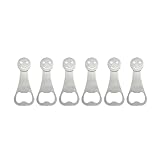 6 Stück Flaschenöffner Lächelndes Gesicht Design Bottle Opener mit Personalisiertem...