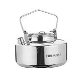 Fire-Maple Antarcti Tragbarer 1 Liter leichter Edelstahl-Camping-Wasserkocher, Langlebig und...