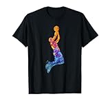 Dunking Basketball Spieler Korbleger Sport Grafik T-Shirt