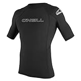 O'NEILL Herren Uv Schutz Basic Skins S/S Crew Rash Vest, Black, L
