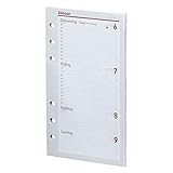 BSB Ersatzeinlage Kalendarium 2026, 6-fach Lochung - passend für BSB Kompakt Terminplaner...