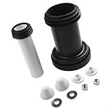 babominimer Anschlussrohr-Set für Duofix Spülkasten Wandaufhängung WC Rahmen, satinierte...