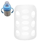 Glasflaschenschutz – Silikonhülle, stoßfester Hitzeschutz, Babyfütterungszubehör, tragbare...