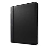 Samsonite Uni-Erwachsene Xenon Leather Business Portfolio Aktentasche, Schwarz