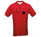 GK Ref Gear Herren Schiedsrichtertrikot, kurzärmlig - Rot - X-Groß