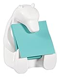 Post-it Dispenser Z-Notes Bear, inkl. 2 Blöcken Super Sticky Z-Notes, 90 Blatt pro Block, 76 mm x...
