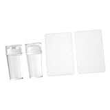 OUNONA 4 Stück Teiliges Transparentes Nail Art Stamping Langlebige Maniküre Stempel mit Klaren...