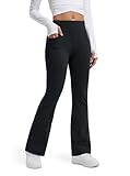 Libin Damen Thermo Flared Leggings Thermohose Wanderhose Wasserabweisend Sporthose Schlaghose Winter...