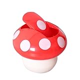 Mini-Mülleimer für Pilze – Büroabfallbehälter mit niedlichem Kopf, Müllkorb | Abfalleimer...