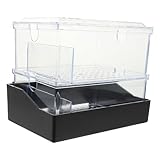 Abaodam Wiederverwendbarer Aquariumfilter für Schildkröten Kompakte Haushaltsfilterbox mit...