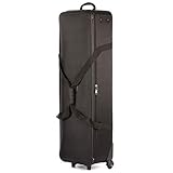 BOLLUMA Tragetasche für Fotostudio-Ausrüstung, gepolstert, mit Rädern, tragbar, für...