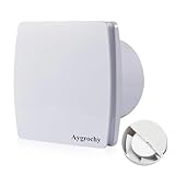 Aygrochy 100mm Badlüfter, Wohnraumlüfter, leiser Betrieb, geringer Energieverbrauch, für Bad...