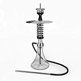 LAVA Shock Shisha Black 1 Schlauch - Edelstahl - Stoßdämpfer-Antishock Design Wasserpfeife