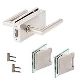 Glastürbeschlag 'Q' Set UV | Edelstahl matt | inkl. Officebändern | metallische Innenmechanik |...