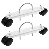 jojofuny Tragbare Elektrische Heizkörper Halterung mit Robusten Verstellbaren Lenkrollen Mobiles...